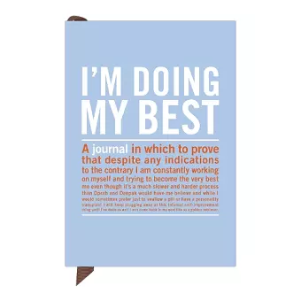 Knock Knock I`m Doing My Best Mini Inner Truth Journal cover