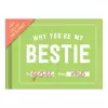 Knock Knock Why You're My Bestie Book Fill in the Love Fill-in-the-Blank Book & Gift Journal cover