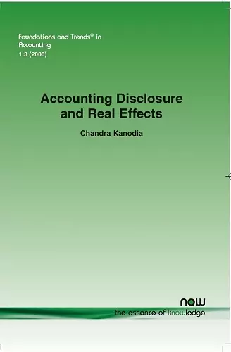 Accounting Disclosure and Real Effects cover