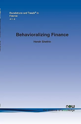 Behavioralizing Finance cover