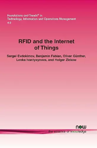 RFID and the Internet of Things cover