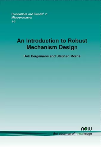 An Introduction to Robust Mechanism Design cover