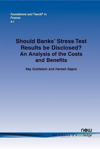 Should Banks’ Stress Test Results be Disclosed? cover