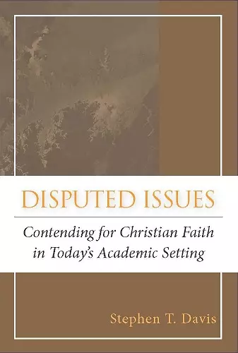 Disputed Issues cover
