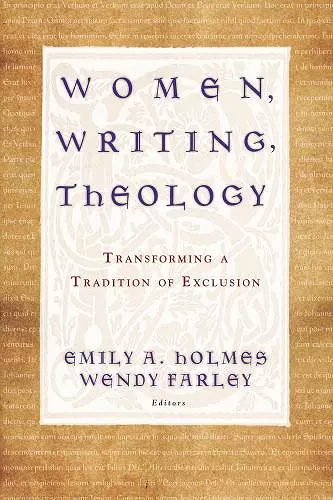 Women, Writing, Theology cover