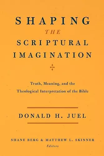 Shaping the Scriptural Imagination cover