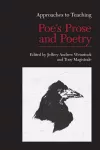 Appraoches to Teaching Poe's Prose and Poetry cover