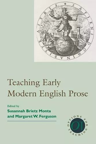 Teaching Early Modern English Prose cover