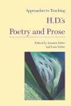 Approaches to Teaching H.D.'s Poetry and Prose cover
