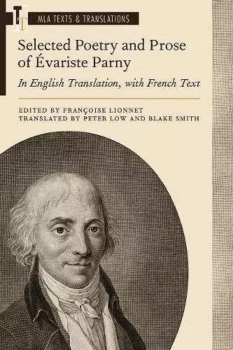Selected Poetry and Prose of Évariste Parny: In English Translation, with French Text cover