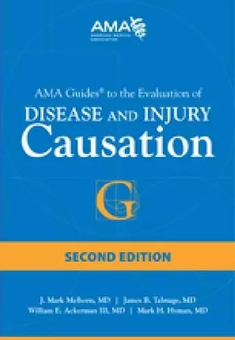 AMA Guides to Disease and Injury Causation cover