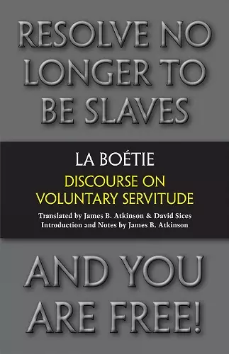 Discourse on Voluntary Servitude cover