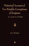 A Historical Account Of Two Notable Corruptions Of Scripture cover