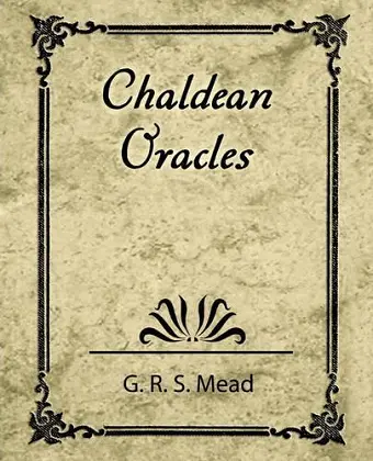 Chaldean Oracles cover