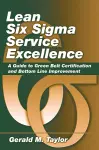 Lean Six Sigma Service Excellence cover