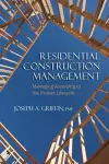 Residential Construction Management cover