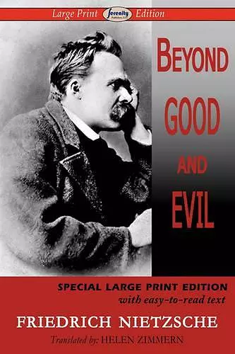 Beyond Good and Evil (Large Print Edition) cover