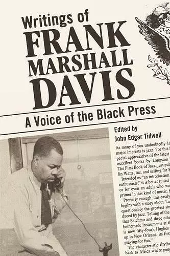 Writings of Frank Marshall Davis cover