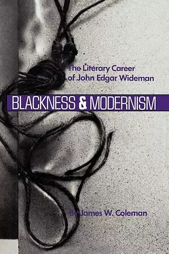 Blackness and Modernism cover