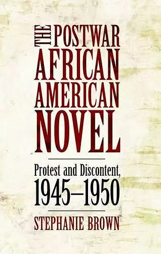 The Postwar African American Novel cover