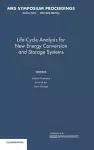 Life-Cycle Analysis for New Energy Conversion and Storage Systems: Volume 1041 cover