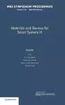 Materials and Devices for Smart Systems III: Volume 1129 cover