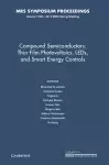 Compound Semiconductors: Volume 1538 cover