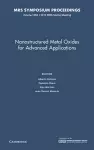 Nanostructured Metal Oxides for Advanced Applications: Volume 1552 cover