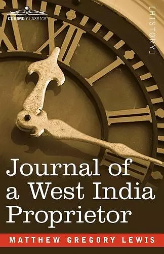 Journal of a West India Proprietor cover