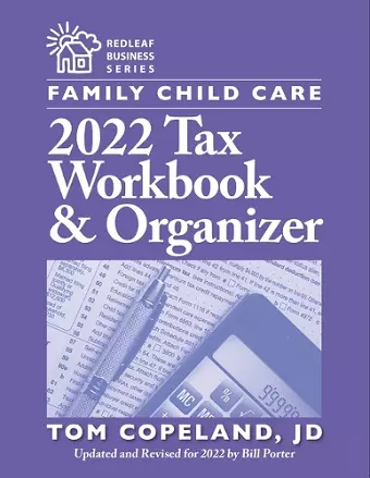 Family Child Care 2022 Tax Workbook & Organizer cover