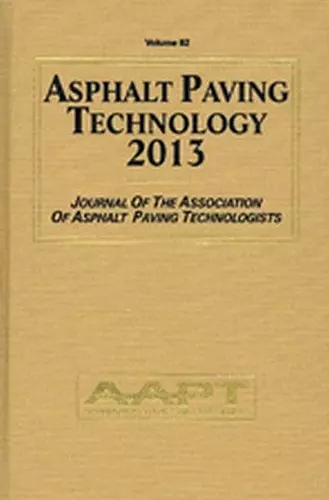 Asphalt Paving Technology 2013 cover