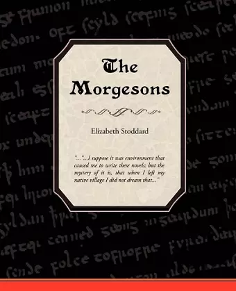 The Morgesons cover