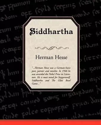 Siddhartha cover