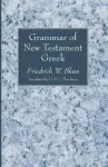 Grammar of New Testament Greek cover