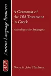 A Grammar of the Old Testament in Greek cover