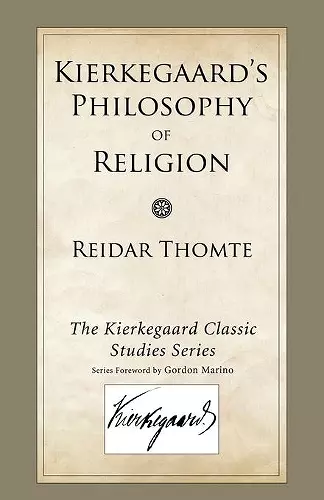 Kierkegaard's Philosophy of Religion cover