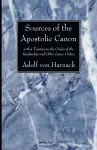 Sources of the Apostolic Canon cover