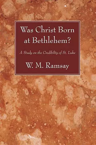 Was Christ Born at Bethlehem? cover