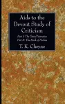 Aids to the Devout Study of Criticism cover