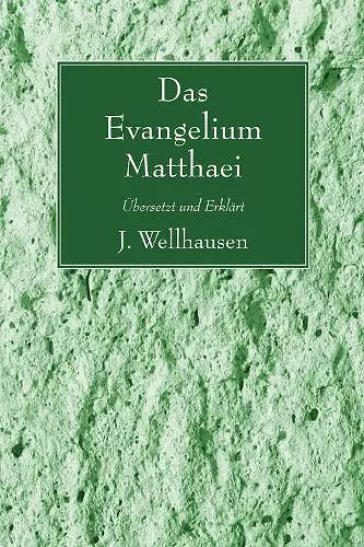 Das Evangelium Matthaei cover