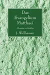 Das Evangelium Matthaei cover