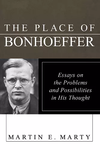 The Place of Bonhoeffer cover