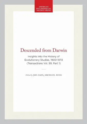 Descended from Darwin cover