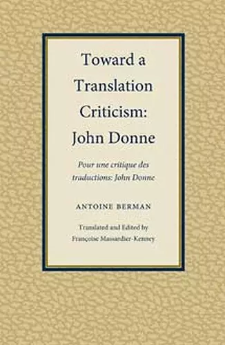 Toward a Translation Criticism cover