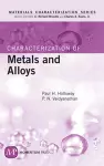 Characterization of Metals and Alloys cover