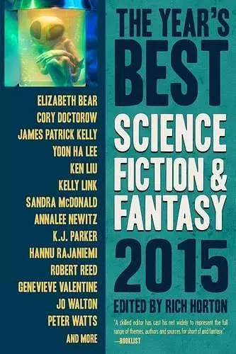 The Year's Best Science Fiction & Fantasy 2015 Edition cover