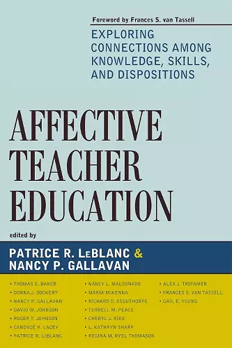 Affective Teacher Education cover