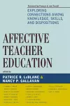 Affective Teacher Education cover