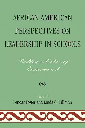 African American Perspectives on Leadership in Schools cover