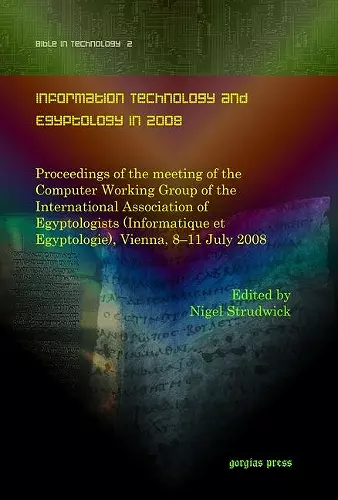 Information Technology and Egyptology in 2008 cover